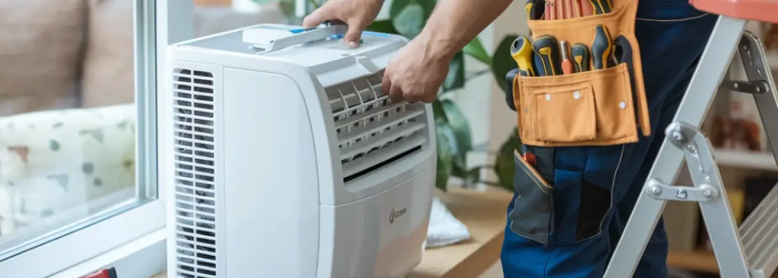 Portable air conditioner installation tutorial